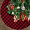 48in Red Plaid Christmas Tree Skirt 1 48in Red Plaid Christmas Tree Skirt -Joiedomi 91PEFyb1c6L. AC SL1500