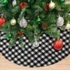 48in Buffalo White Plaid Christmas Tree Skirt -Joiedomi 91S34i7B7AL. AC SL1500