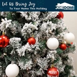 50 Pcs Christmas Ornaments, Red And White -Joiedomi 91SoSPcWxpL. AC SL1500