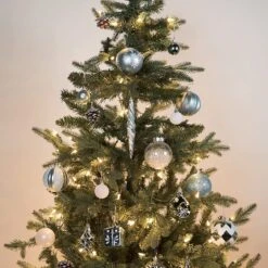 87ct Assorted Red & White Christmas Ornaments Set With Pine Corn -Joiedomi 91TSSdarI6L. AC SL1500