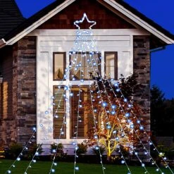 335 LED Tree Decoration Star Lights, White 14 335 LED Tree Decoration Star Lights, White -Joiedomi 91Tq bgqrTL. AC SL1500