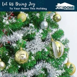 133 Pcs Christmas Ornaments (Gold&Silver) -Joiedomi 91V1y FouvL. AC SL1500