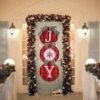 Christmas Joy Sign Buffalo Plaid Wreath -Joiedomi 91XtV1MeJCL. AC SL1500