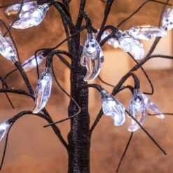 1.5ft LED Glitter Tree - White Ghost -Joiedomi 91Ymrsrj26L. AC SL1500