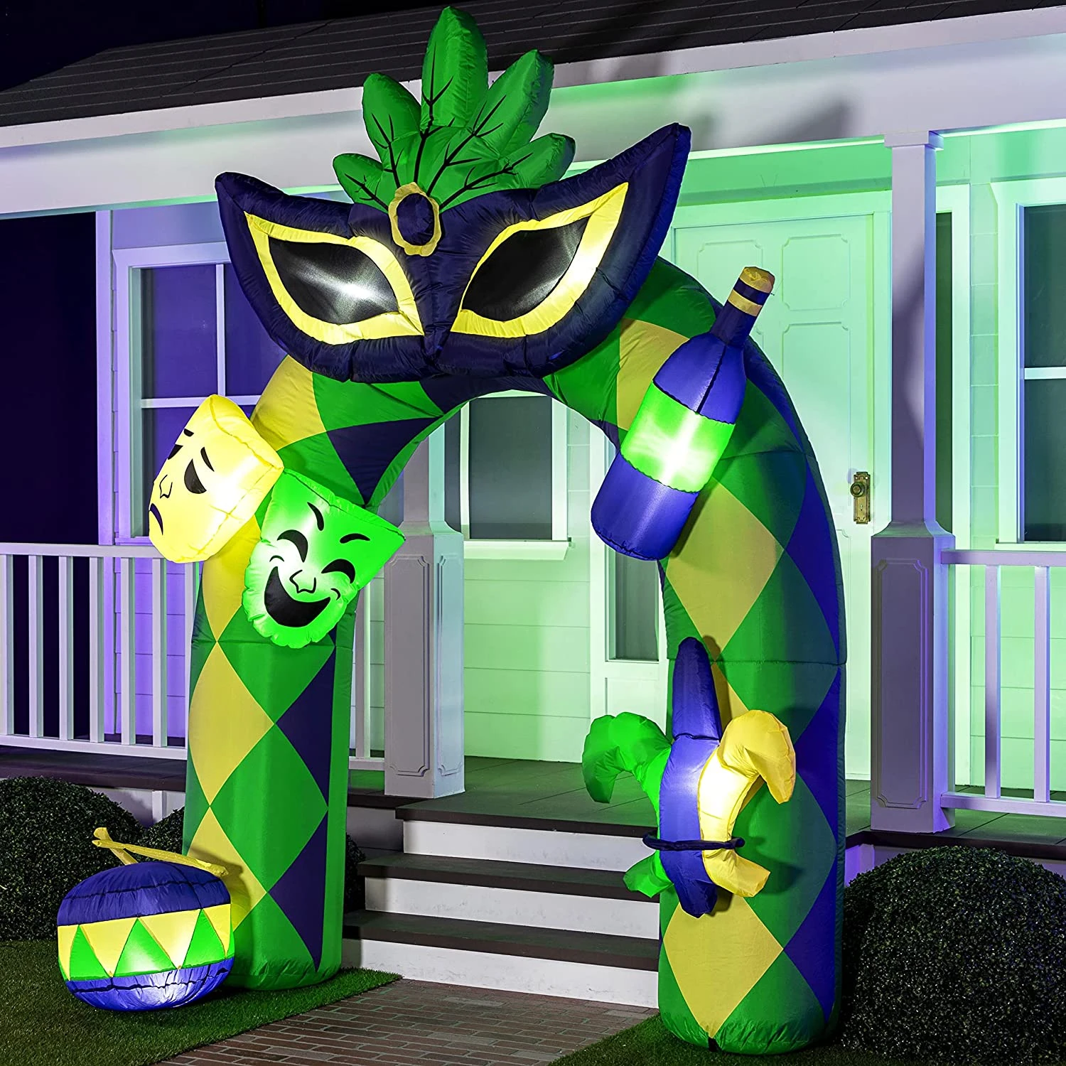 Mardi Gras Inflatable Yard Decoration 4 Mardi Gras Inflatable Yard Decoration - Image 2