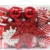 66 Pcs Red And White Christmas Assorted Ornaments -Joiedomi 91ZMrv Js5L. AC SL1500