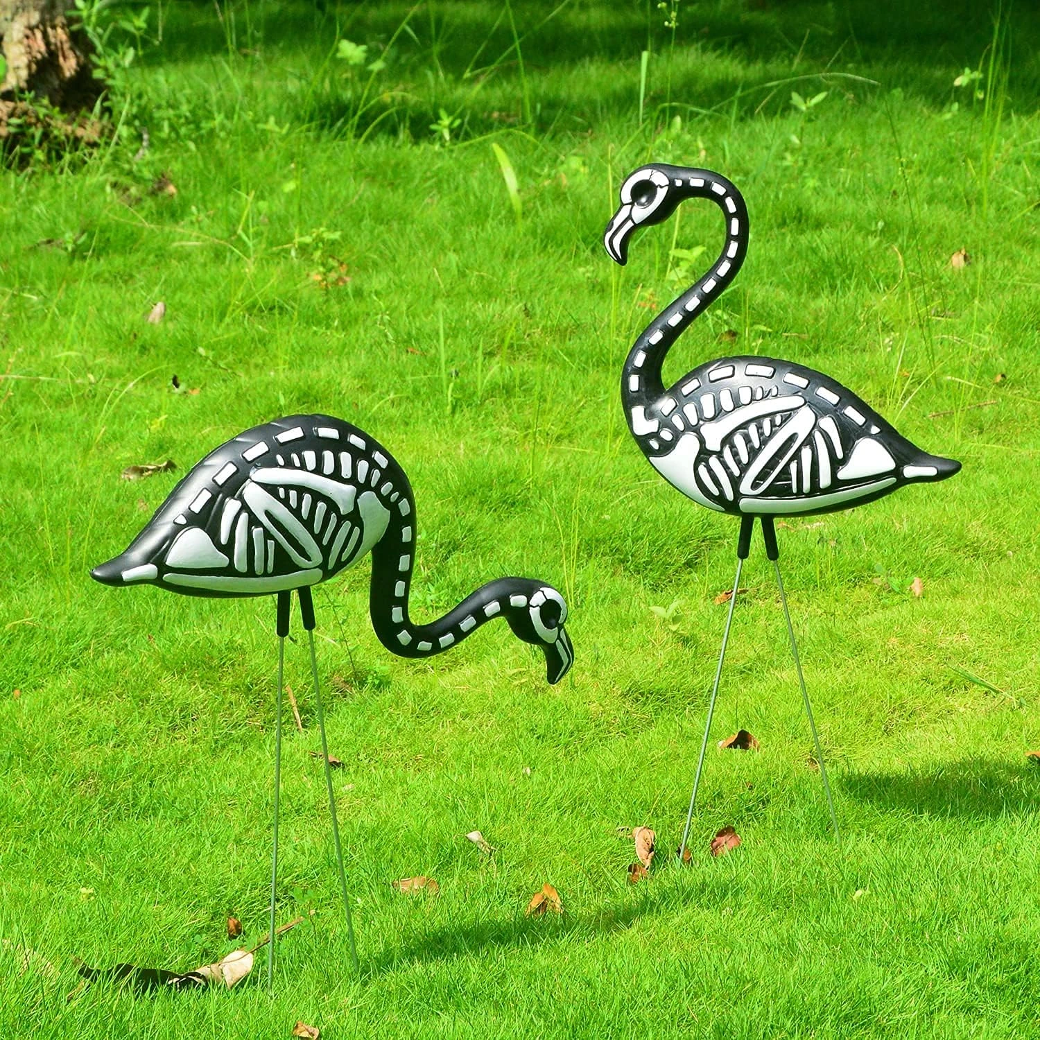 Flamingo Yard Stake, 2 Pcs 4 Flamingo Yard Stake, 2 Pcs - Image 2