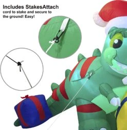 Christmas Large Dinosaur Inflatable (6 Ft) 12 Christmas Large Dinosaur Inflatable (6 Ft) -Joiedomi 91ZZ0v1WhyL. AC SL1500