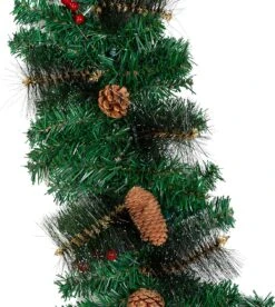 9 Ft Artificial Garland With 50 Lights & Decorations -Joiedomi 91 GaFvylxL. AC SL1500