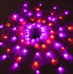 59" Orange & Purple Spider Kight-up Web -Joiedomi 91dkhjT VjL. AC SL1500