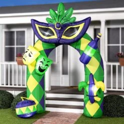 Mardi Gras Inflatable Yard Decoration 11 Mardi Gras Inflatable Yard Decoration -Joiedomi 91iPw3Go5FL. AC SL1500