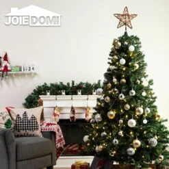 50 LED Rattan Star Tree Topper 13 50 LED Rattan Star Tree Topper -Joiedomi 91j4WN1xRTL. AC SL1500