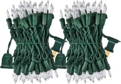 52.5 FT 200 Count Christmas Clear Green Wire -Joiedomi 91mn FedpdL. AC SL1500 f2d992db dc7e 4fe7 be9a 7bf840a095a0