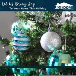 36 Pieces Blue And Silver Christmas Ornaments -Joiedomi 91nxDFD5j L. AC SL1500
