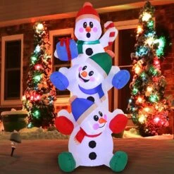 Large Snowman Inflatable (6 Ft)