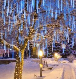 540 LEDs Christmas Lights Meteor Shower Lights, Blue -Joiedomi A1 pU9 P NL. AC SL1500