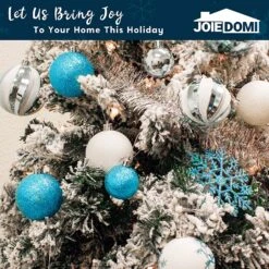 Christmas Ornaments, Blue And White, 88 Pcs -Joiedomi A1fxCSXfmlL. AC SL1500