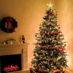 Gold Star Tree Topper, Warm White -Joiedomi A1nqQwlxzeL. AC SL1500