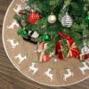 36in Burlap Reindeer Tree Skirt -Joiedomi A1z HIUOAfL. AC SL1500