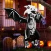 Flying Skeleton Dragon 5ft -Joiedomi FlyingSkeletonDragon5ft 1