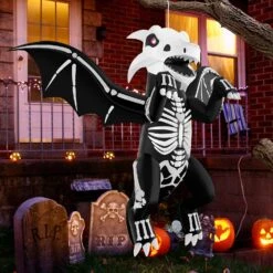 Flying Skeleton Dragon 5ft
