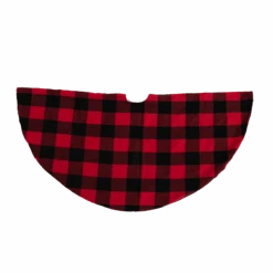 48in Buffalo Red Large Plaid Christmas Tree Skirt -Joiedomi I JCnknA