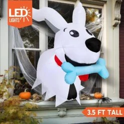 Joiedomi 3.5 FT Halloween Inflatable Dog Broke Out From Window -Joiedomi Joiedomi3.5FTHalloweenInflatableDogBrokeOutfromWindow 2