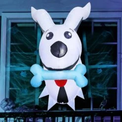 Joiedomi 3.5 FT Halloween Inflatable Dog Broke Out From Window -Joiedomi Joiedomi3.5FTHalloweenInflatableDogBrokeOutfromWindow 4