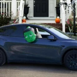 3.6ft LED Green Zombie Halloween Inflatable -Joiedomi Joiedomi3.6ftLEDGreenZombieHalloweenInflatable 3