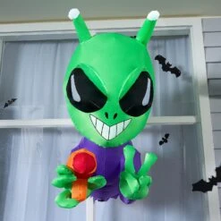 Joiedomi 4.5 FT Halloween Inflatable Alien Window Breaker With Built-in LED 17 Joiedomi 4.5 FT Halloween Inflatable Alien Window Breaker With Built-in LED -Joiedomi Joiedomi4.5FTHalloweenInflatableAlienWindowBreakerwithBuilt inLED 8