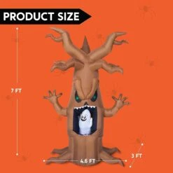 Joiedomi 7ft LED Scary Tree With Animated Ghost Halloween Inflatable -Joiedomi Joiedomi7ftLEDScaryTreewithAnimatedGhostHalloweenInflatable 4