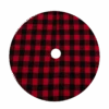 48in Buffalo Red Large Plaid Christmas Tree Skirt -Joiedomi Pm7872eA