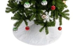 36in Soft Classic Faux Fur Christmas Tree Skirt 17 36in Soft Classic Faux Fur Christmas Tree Skirt -Joiedomi YQJrii6w