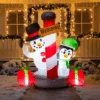 6 FT Tall Inflatable Christmas Welcome Sign With A Penguin And Snowman 1 6 FT Tall Inflatable Christmas Welcome Sign With A Penguin And Snowman -Joiedomi image 1 0278e815 8a27 4293 9b0a 267055ddbb29
