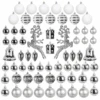 66 Pcs Christmas Assorted Ornaments Silver & White -Joiedomi image 1 212b7c98 e685 44f5 9c8b c87e3b21ae48