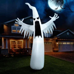 Halloween Giant Towering Spooky Ghost Inflatable (12 Ft)