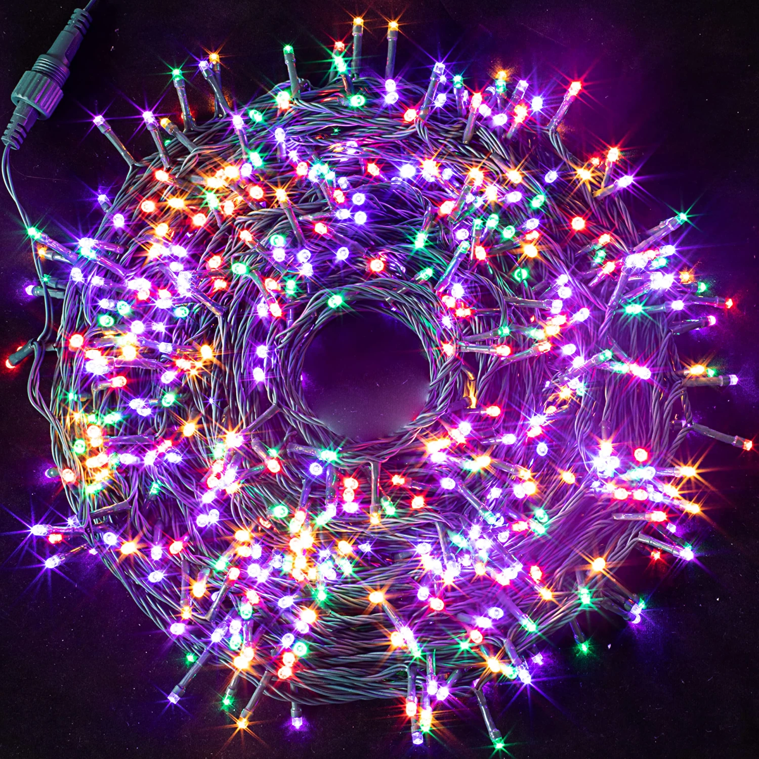 600 Multicolor LED Green Wire String Lights 3 600 Multicolor LED Green Wire String Lights