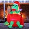 6 FT Tall Inflatable Dinosaur In A Gift Box