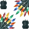 2x50 Multicolor LED Green Wire String Lights -Joiedomi image 1 990f0f9e eb3f 4319 bb02 54a7c87b13df