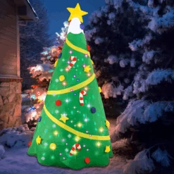 Jumbo Christmas Tree With Lights Inflatable (8 Ft)