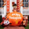 6ft Long Animal's Thanksgiving Thanksgiving Inflatable -Joiedomi image 1 a13728bb d5e9 4011 ad55 9af48503d1f3