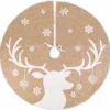 48in Christmas Tree Skirt (Reindeer) -Joiedomi image 1 e749b5c6 dfbd 45f8 b02c d325bd33c4b5