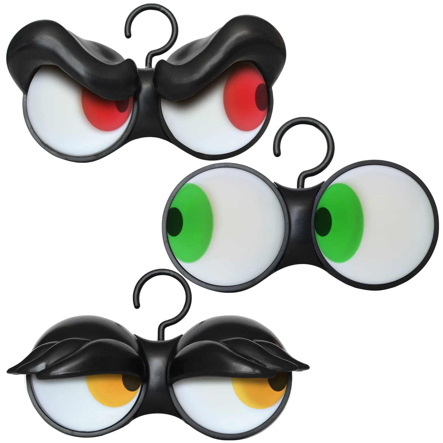 Halloween Flashing Peeping Eyes Lights (3 Pack); Sound-activated 3 Halloween Flashing Peeping Eyes Lights (3 Pack); Sound-activated