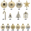 66ct Assorted Christmas Ball Ornaments With Tree Topper - Gold & Silver 2 66ct Assorted Christmas Ball Ornaments With Tree Topper - Gold & Silver -Joiedomi image 2 034e8870 cd04 45da 8d6f b3106bb3c76a