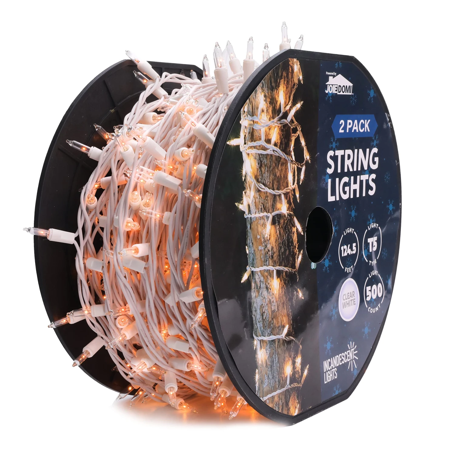 2x250 LED Christmas String Lights Clear White 5 2x250 LED Christmas String Lights Clear White - Image 3