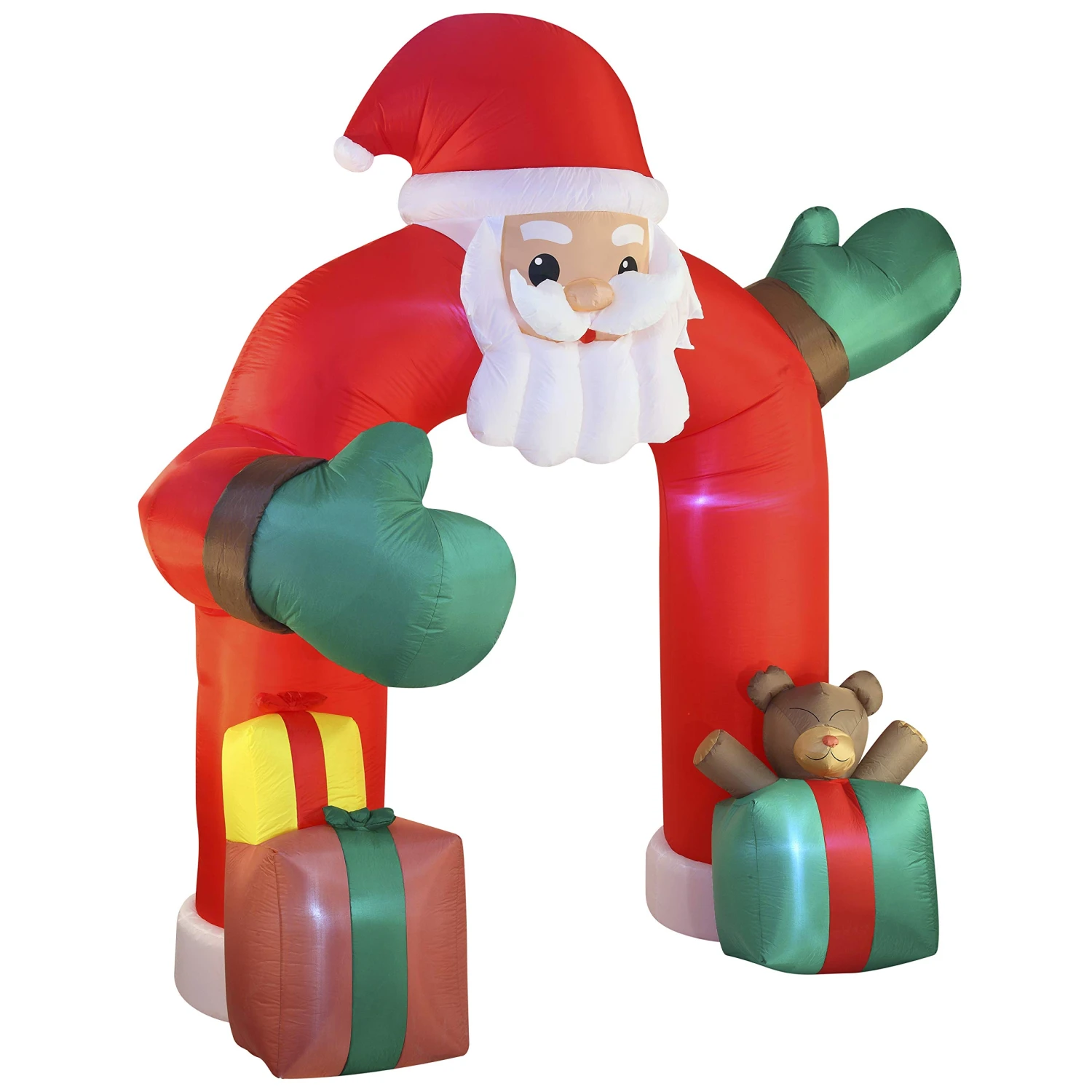 Giant Santa With Gift Boxes Archway Inflatable (11 Ft) 4 Giant Santa With Gift Boxes Archway Inflatable (11 Ft) - Image 2