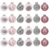 24Pcs Pink Plastic Clear Ball Ornaments With Filling 2 24Pcs Pink Plastic Clear Ball Ornaments With Filling -Joiedomi image 2 9fcb5154 dcf4 463b 920b 7a07e3c3b3c4
