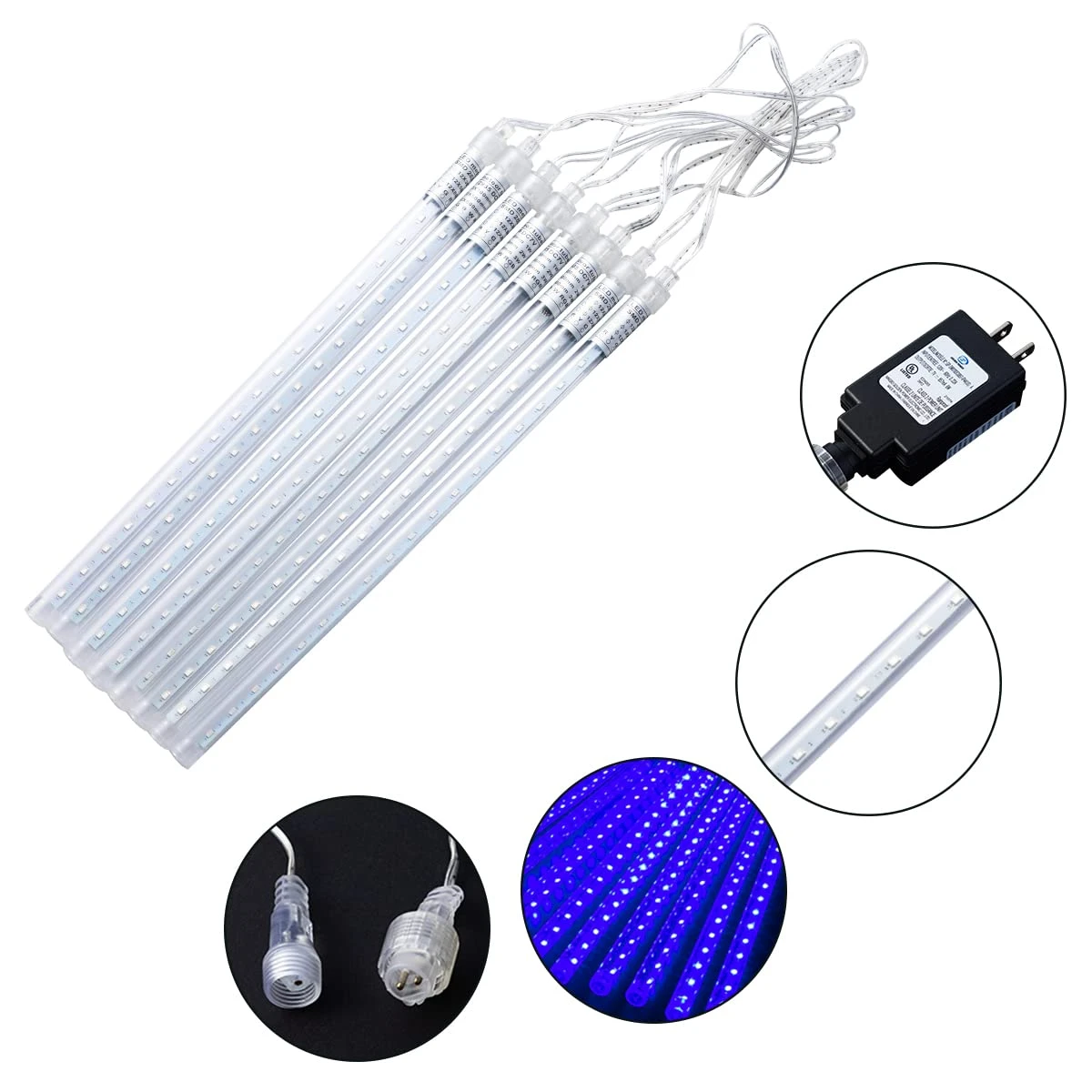 30 Cm - LED Meteor Shower Rain Lights 4 30 Cm - LED Meteor Shower Rain Lights - Image 2
