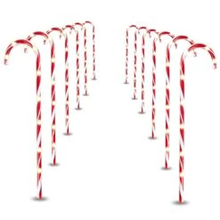 28in Christmas Candy Cane Pathway Markers -Joiedomi image 2 beef7f64 fe9e 462e 91b1 555675ec701d