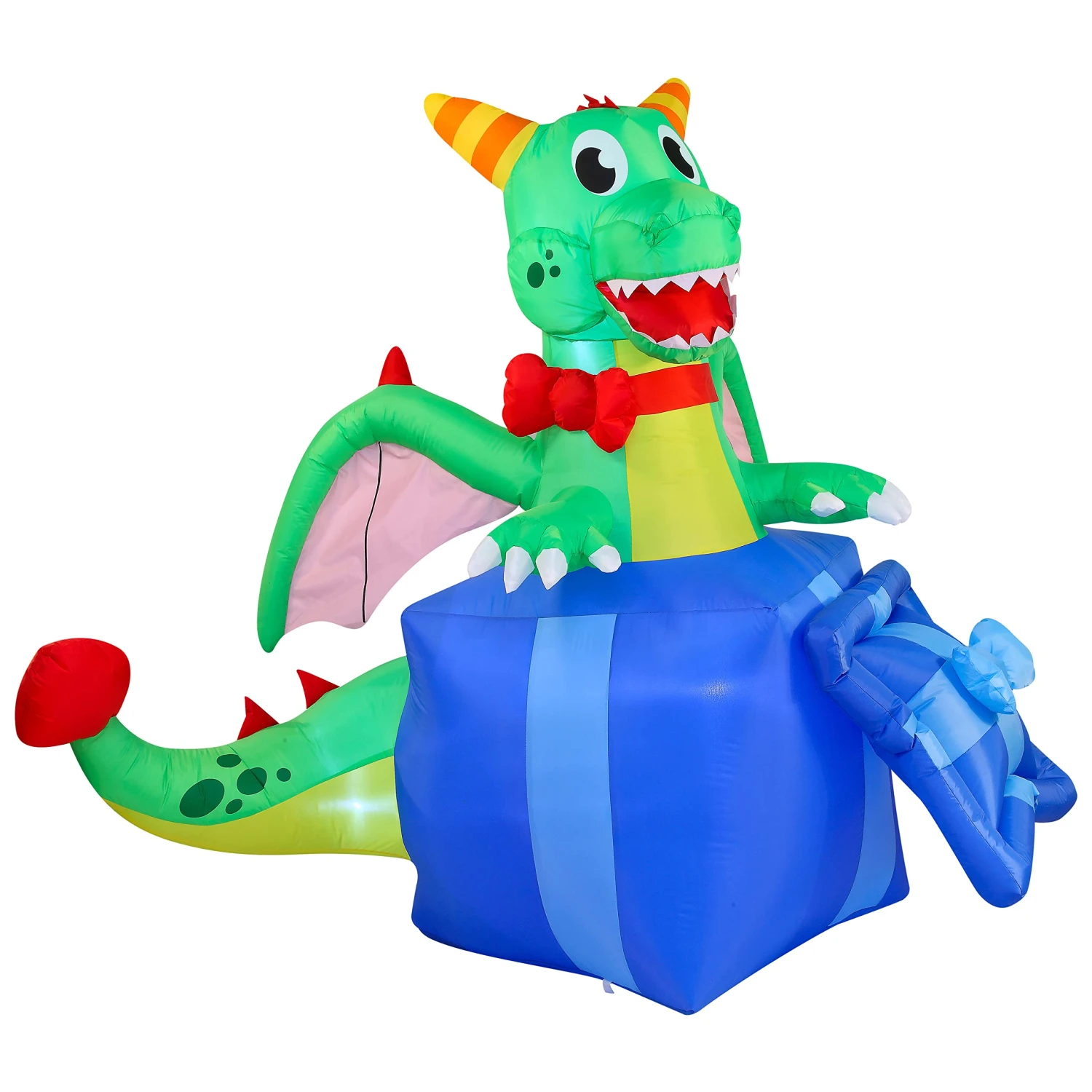 Dragon In A Gift Box Christmas Inflatable 4 Dragon In A Gift Box Christmas Inflatable - Image 2